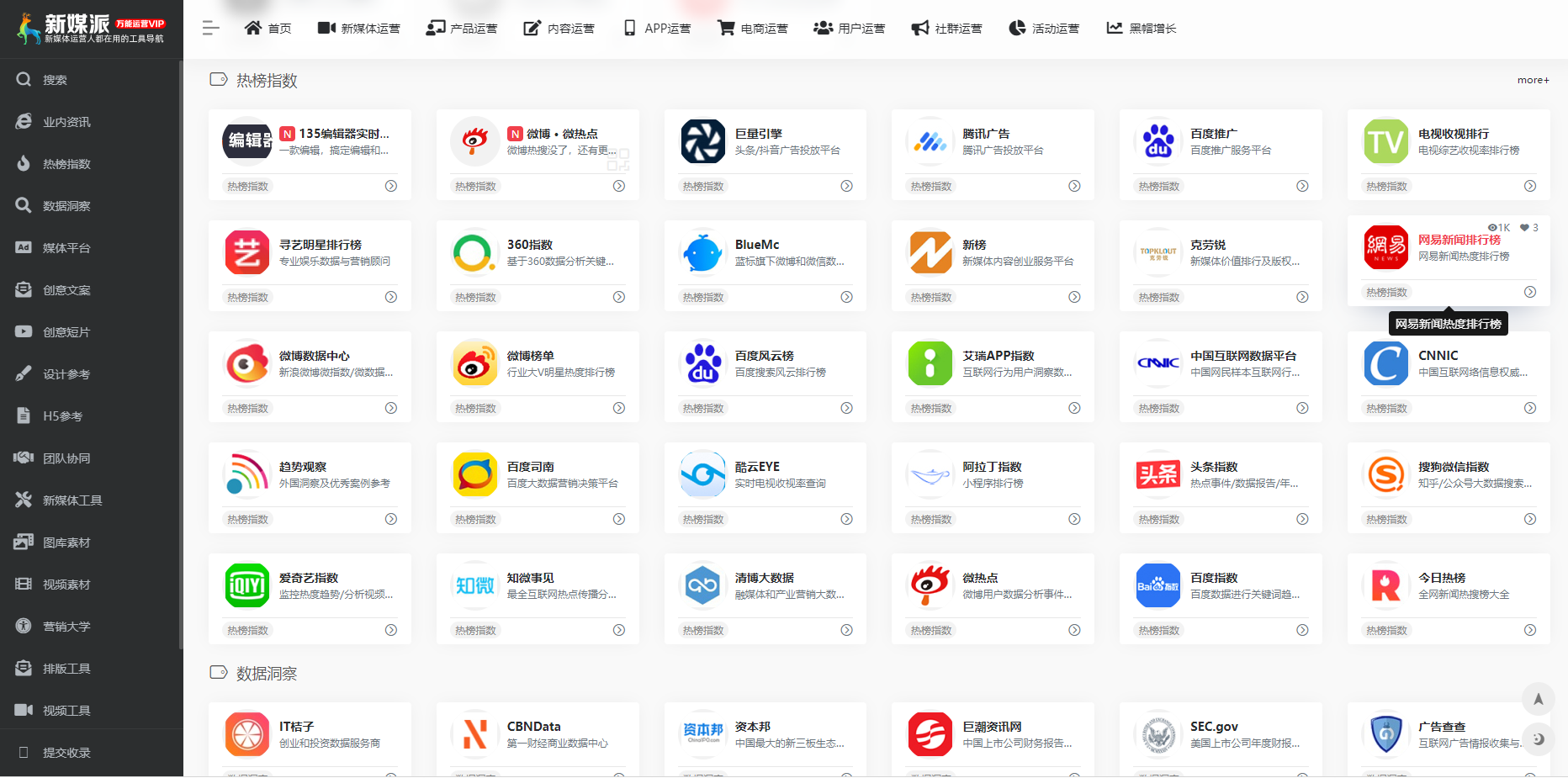 没了微博热搜,找不到热点?用它们!