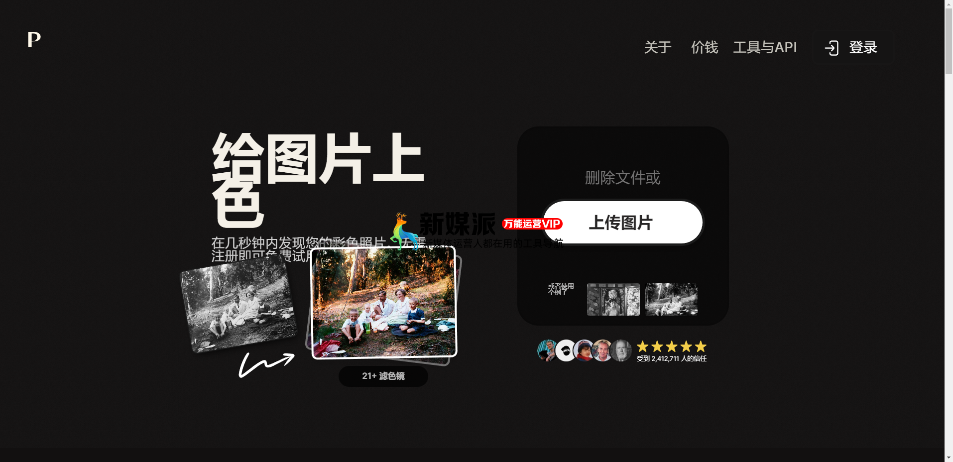 Palette - 老照片智能AI上色工具,让你的黑白照片焕发出新的生机 Palette