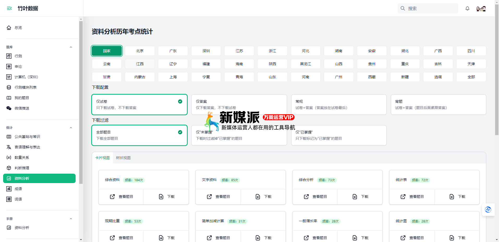 竹叶数据
