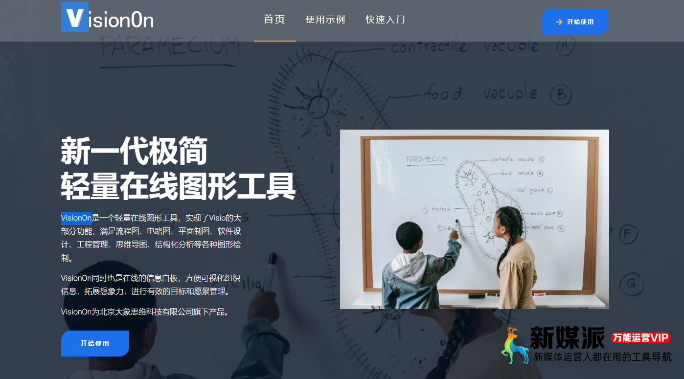 VisionOn - 新一代极简 轻量在线图形工具 VisionOn - 新一代极简 轻量在线图形工具