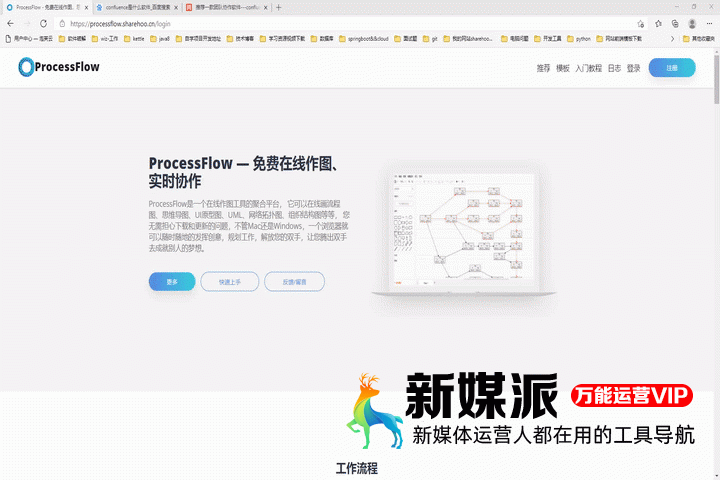 ProcessFlow - 免费在线作图，思维导图，流程图，实时协作工具
