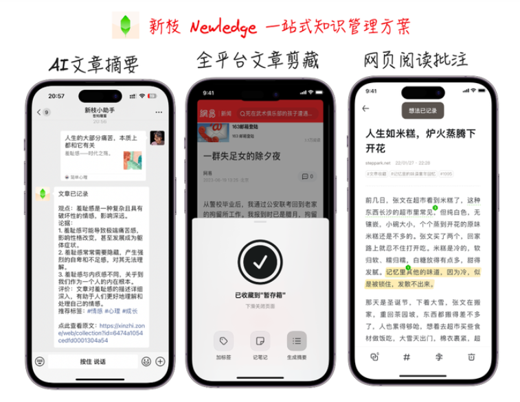 新枝Newledge功能特点 新枝Newledge