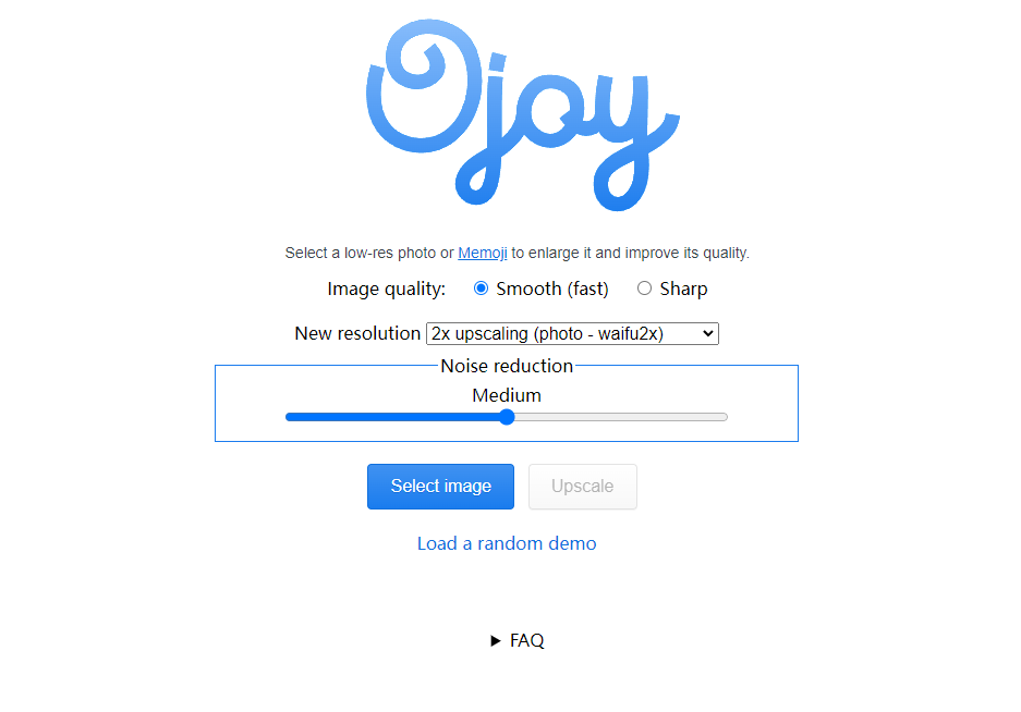 Ojoy:免费图片无损放大工具 Ojoy
