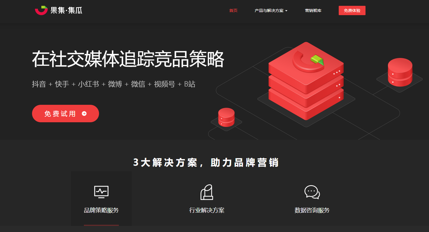集瓜数据:品牌社媒策略分析系统,用数据驱动品牌增长 集瓜数据