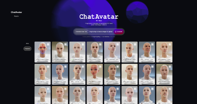 如何用ChatAvatar快速生成逼真的3D数字人,打造你的专属数字孪生