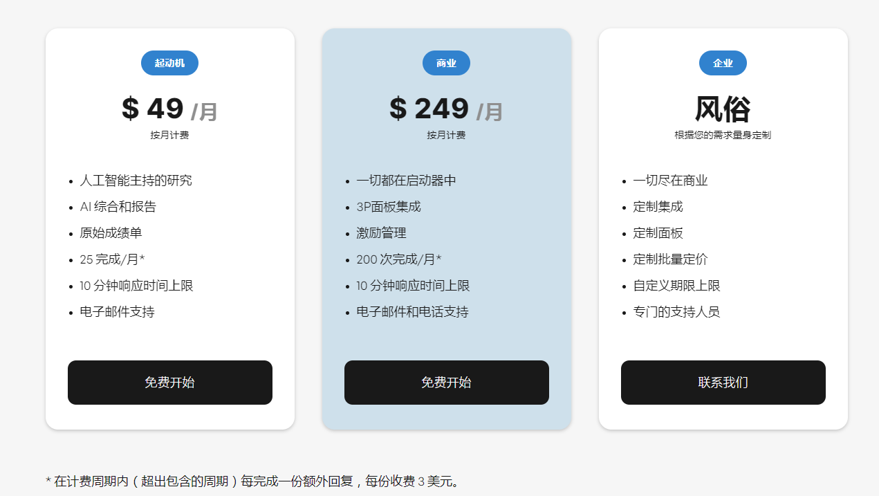 月度付费定价 VoicePanel