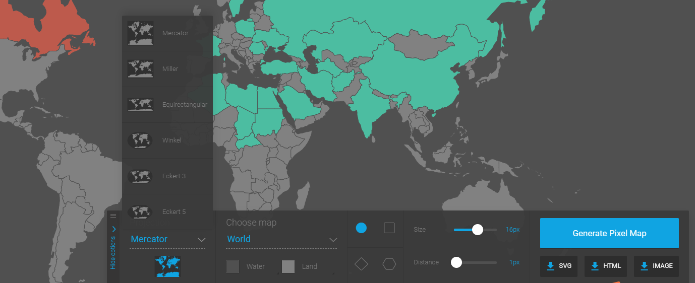 Pixel Map Generator