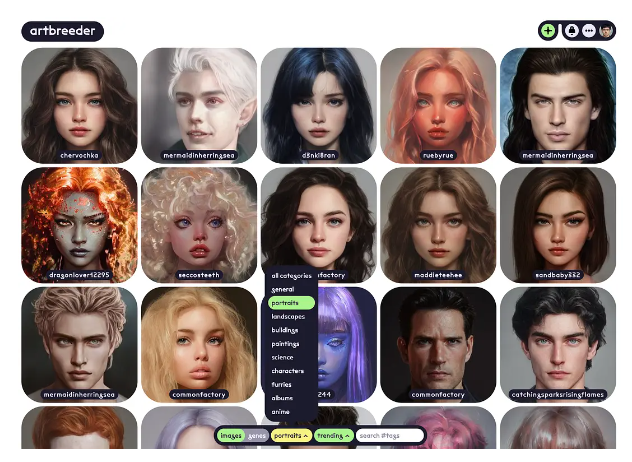Artbreeder – 一个非常有趣的在线图像合成工具插图8