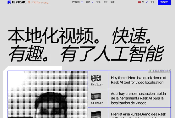 Rask.ai – 一站式本地化视频翻译工具插图