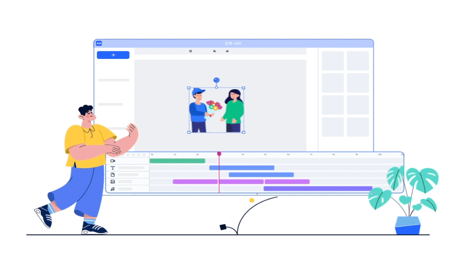 万彩动画大师 -免费的MG动画制作软件，动画视频制作软件，微课制作软件插图6