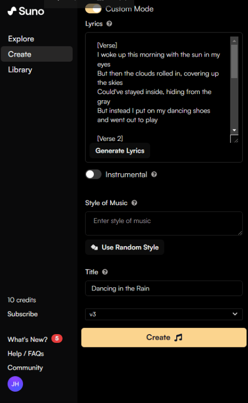 Suno.ai – 生成式人工智能AI音乐创作工具插图8