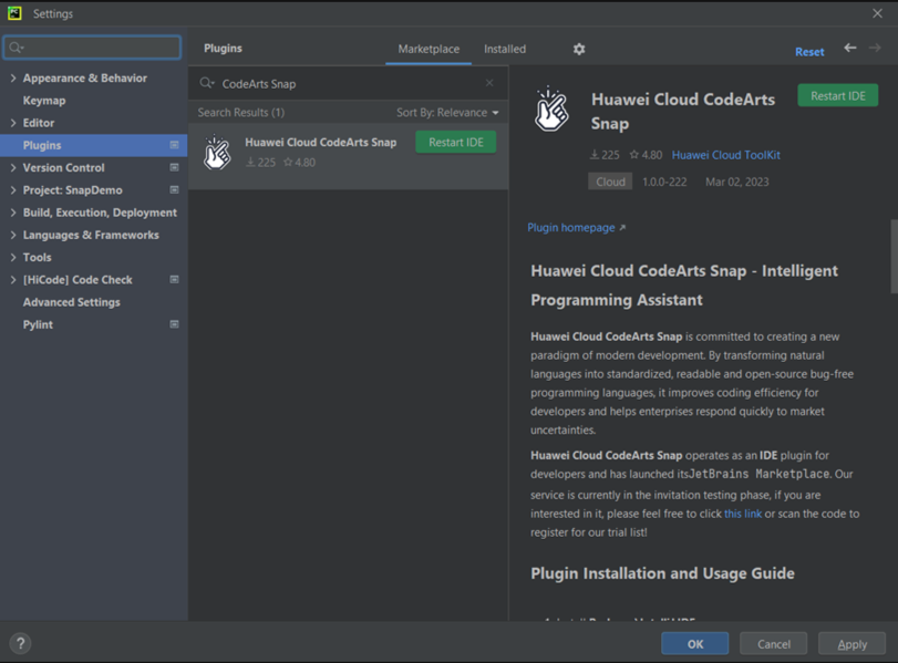 CodeArts Snap – 华为云推出的智能编码助手/存量代码优化,代码质量看护插图16