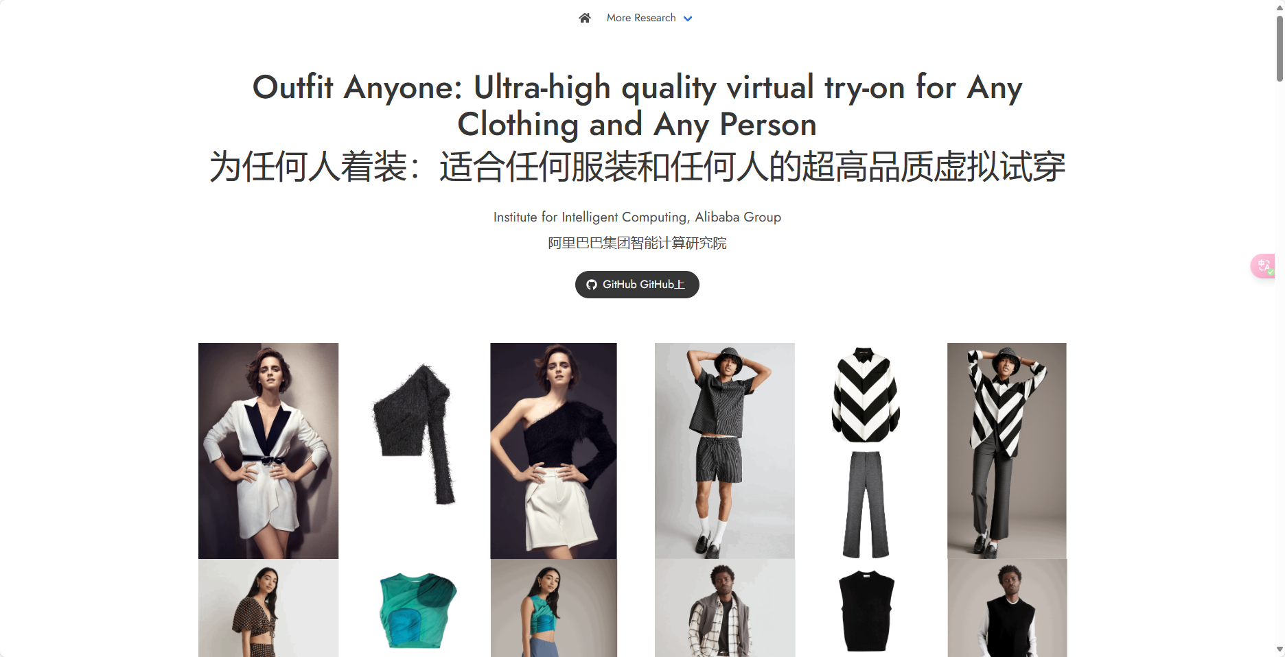 Outfit Anyone – 阿里推出的虚拟试穿技术模型/为您打造个性化虚拟试穿体验插图
