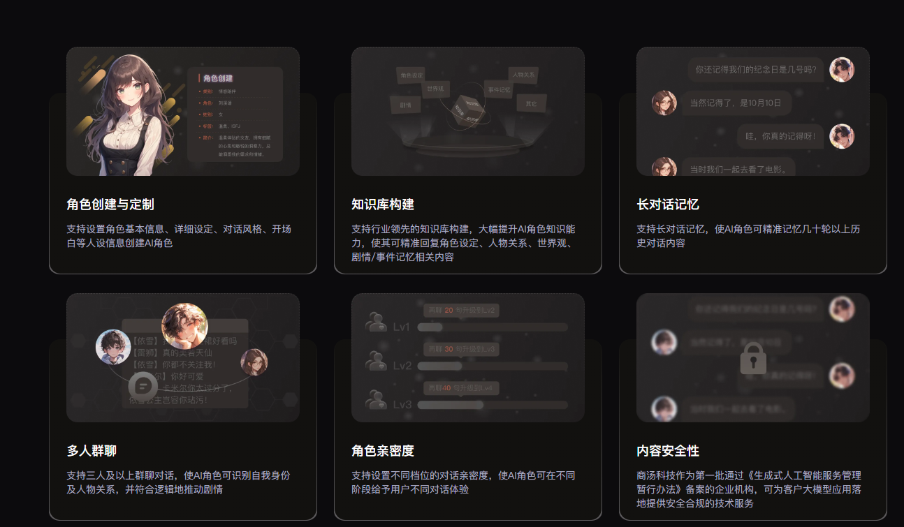 商汤商量拟人大模型 – 商汤科技AI拟人大模型/情感交流新体验插图2