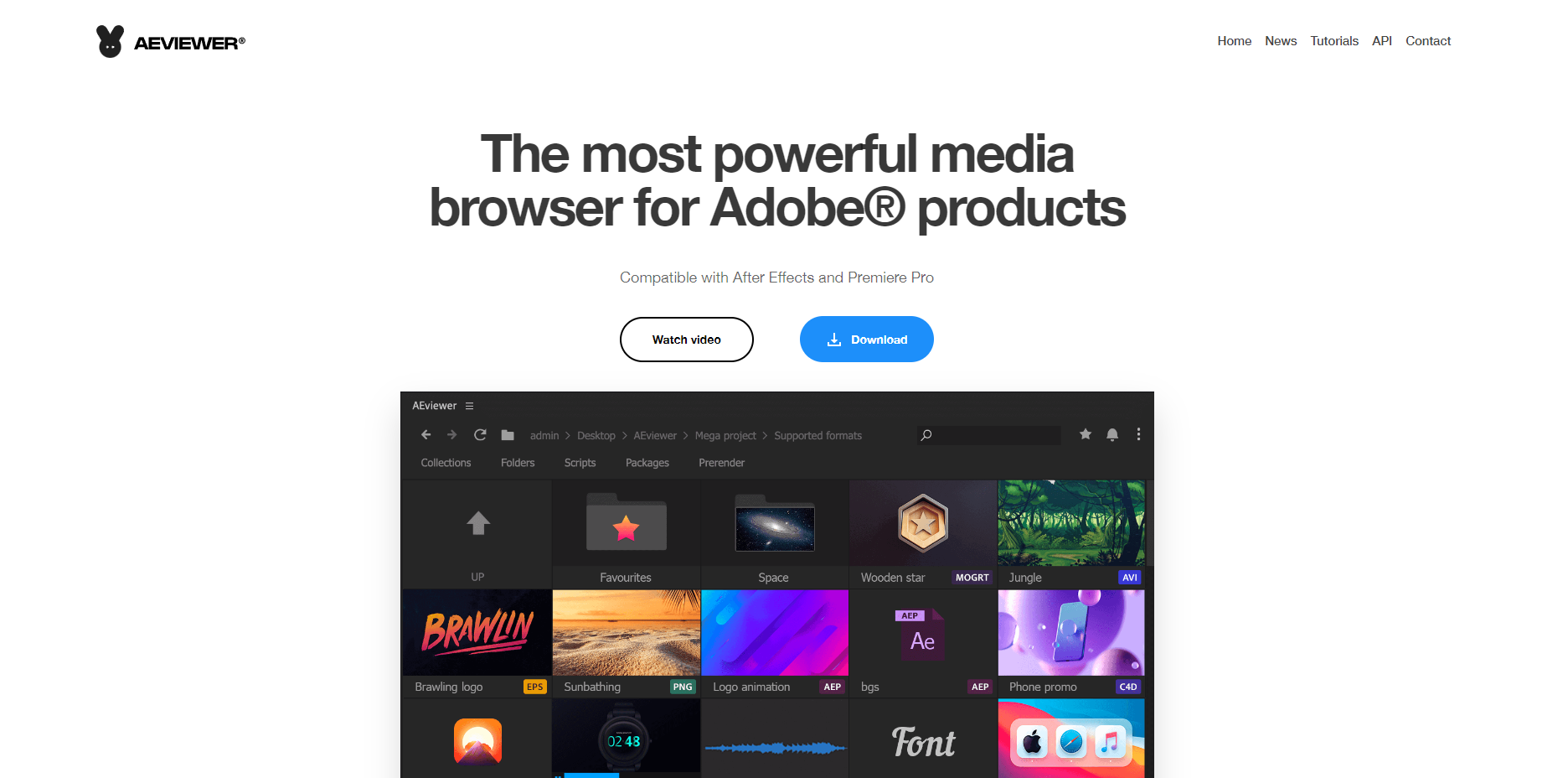 AEViewer:专业级AE与Pr资源管理器 AEviewer