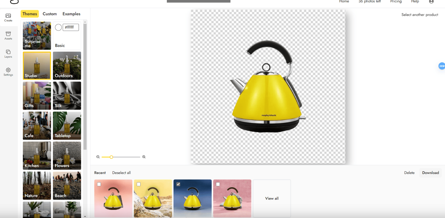 Pebblely宝贝丽 -AI人工智能电商作图工具插图6