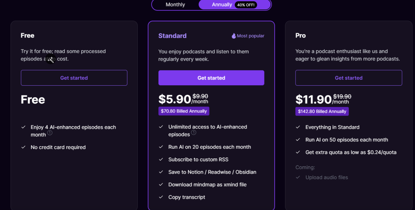 Podwise AI – 智能播客内容管理/转录/总结/整合插图4