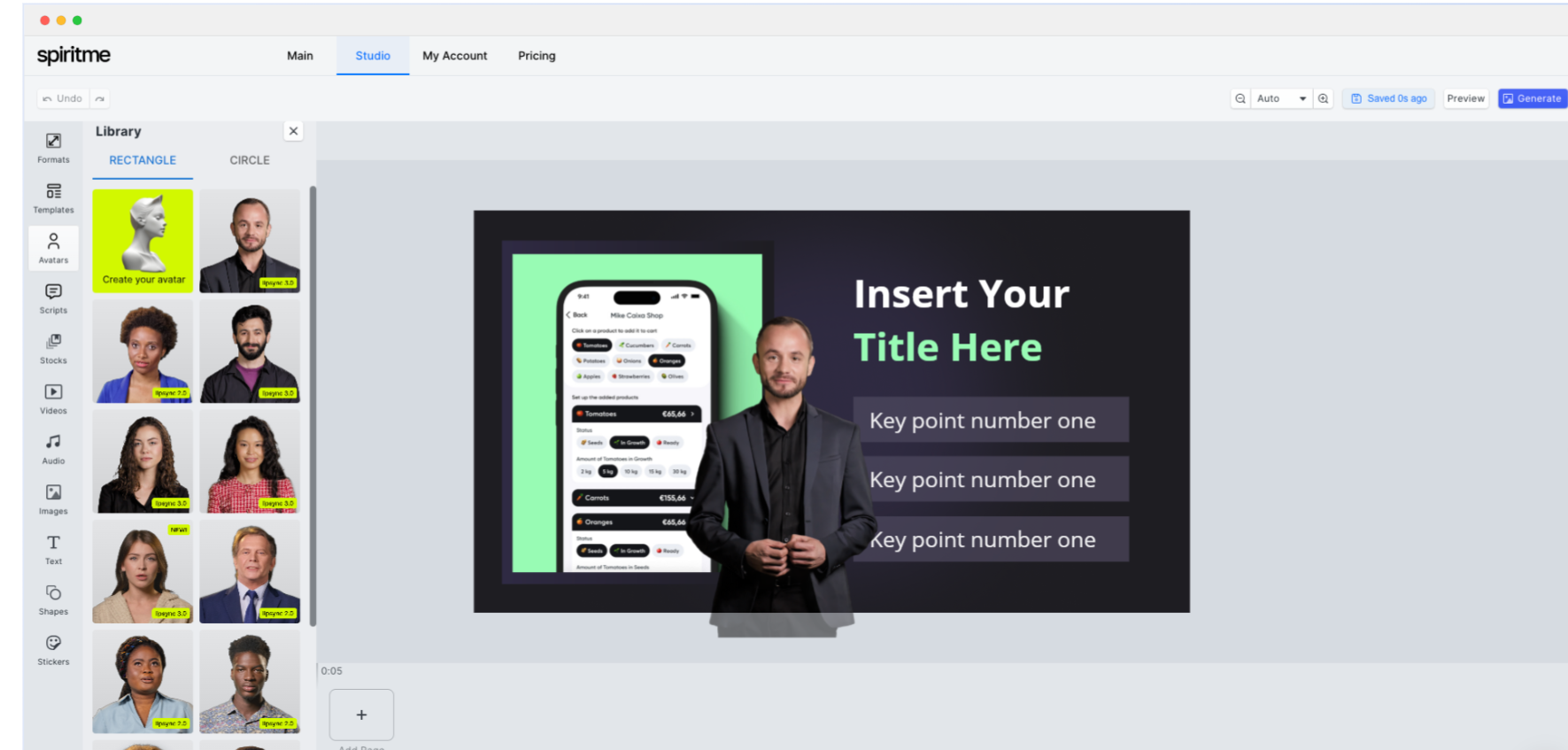 Spiritme – 个性化数字人视频创作平台插图4