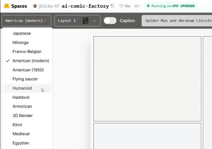 用AI 漫画工具:AI Comic Factory轻松创建漫画、画本(保姆式教程)