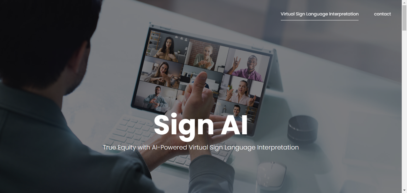 Sign AI:打破沟通障碍的智能手语翻译工具 Sign AI