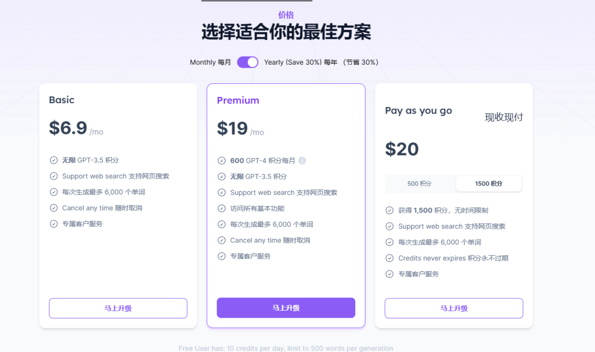 MagickPen – 基于chatGPT人工智能写作助手插图6