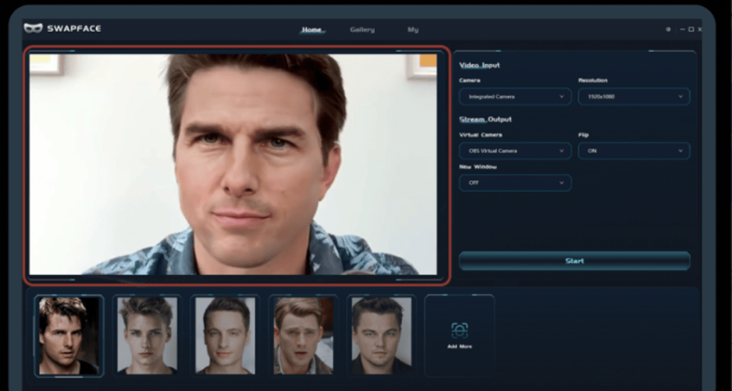 Swapface – 轻量级超现实AI智能视频图片换脸工具插图2