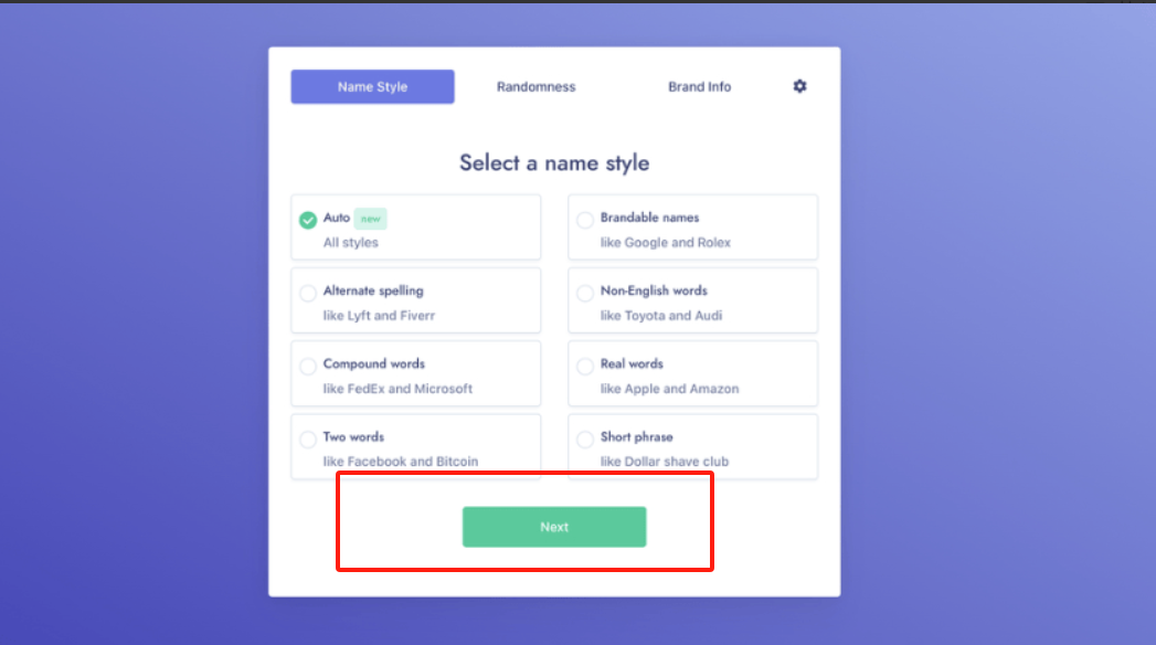 Namelix – AI人工智能Logo制作神器、在线AI品牌Logo全自动生成插图6