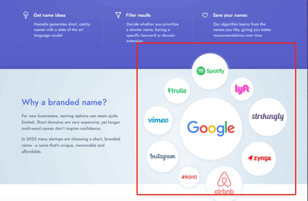 Namelix – AI人工智能Logo制作神器、在线AI品牌Logo全自动生成插图8