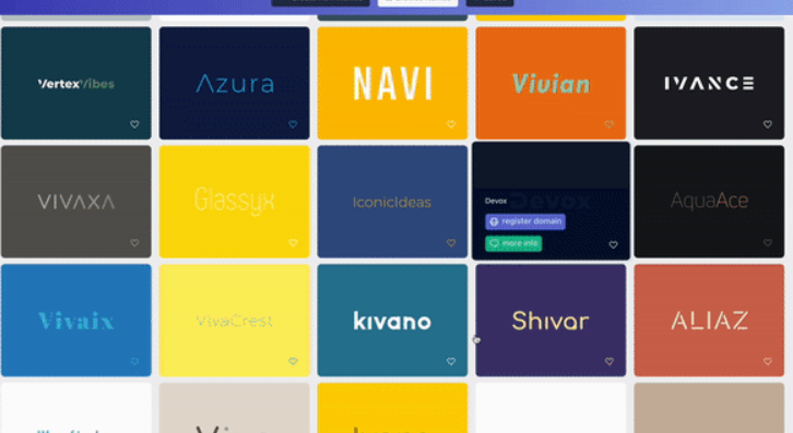 Namelix – AI人工智能Logo制作神器、在线AI品牌Logo全自动生成插图14