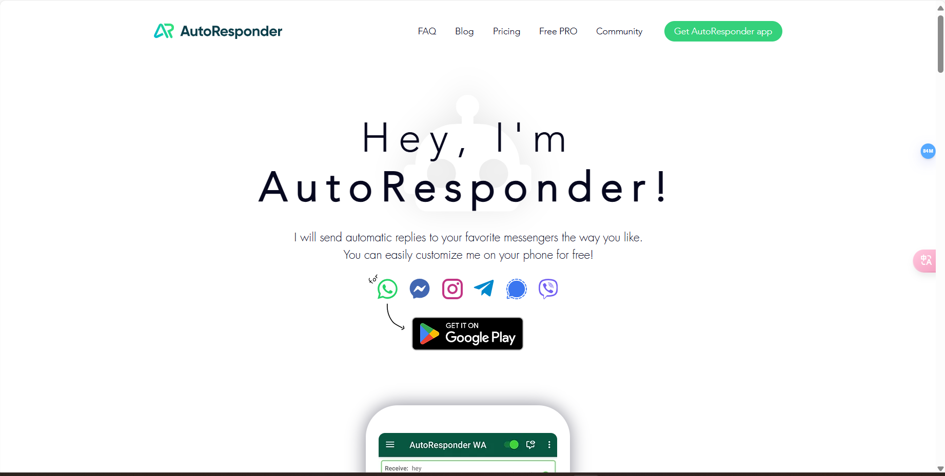 AutoResponder.ai – 适用于WhatsApp、Telegram等传递者的AI动力自动回复！ 定制信息，设置时间表插图