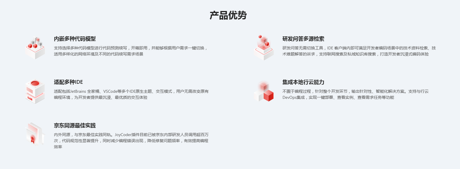 JoyCoder的产品优势 JoyCoder