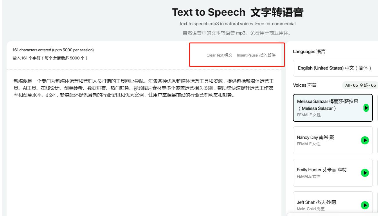 自定义设置 FreeTTS