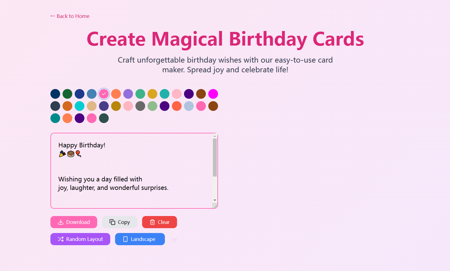Free Birthday Card Maker