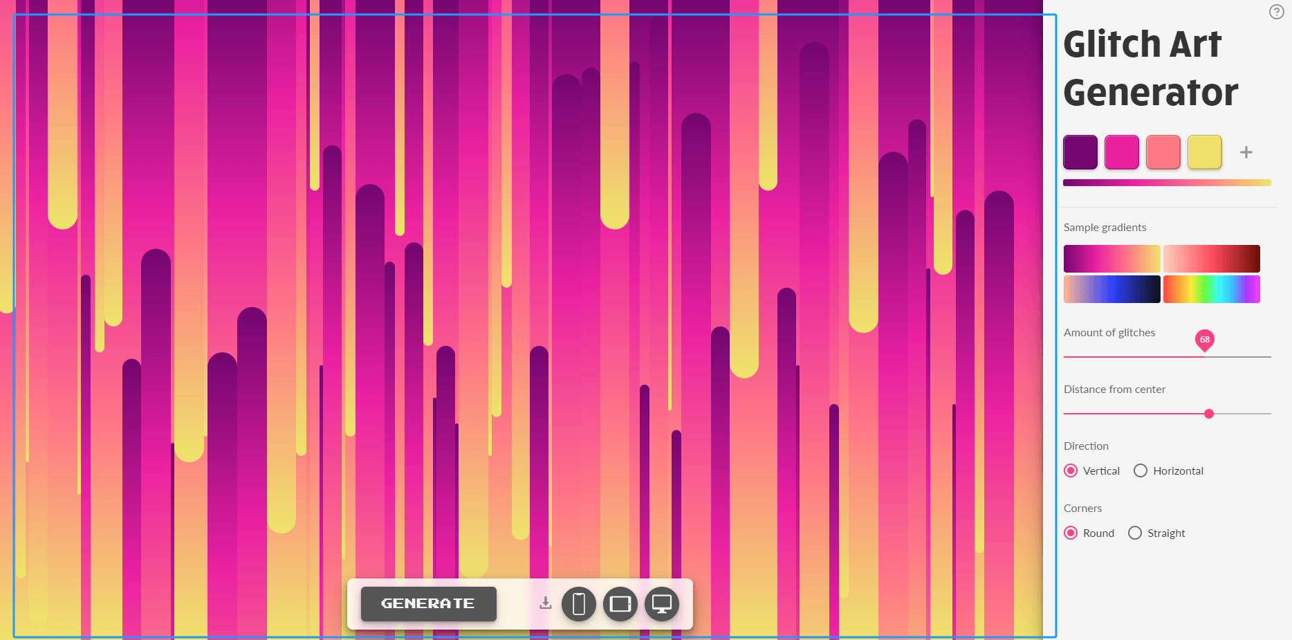 Glitch Art Generator
