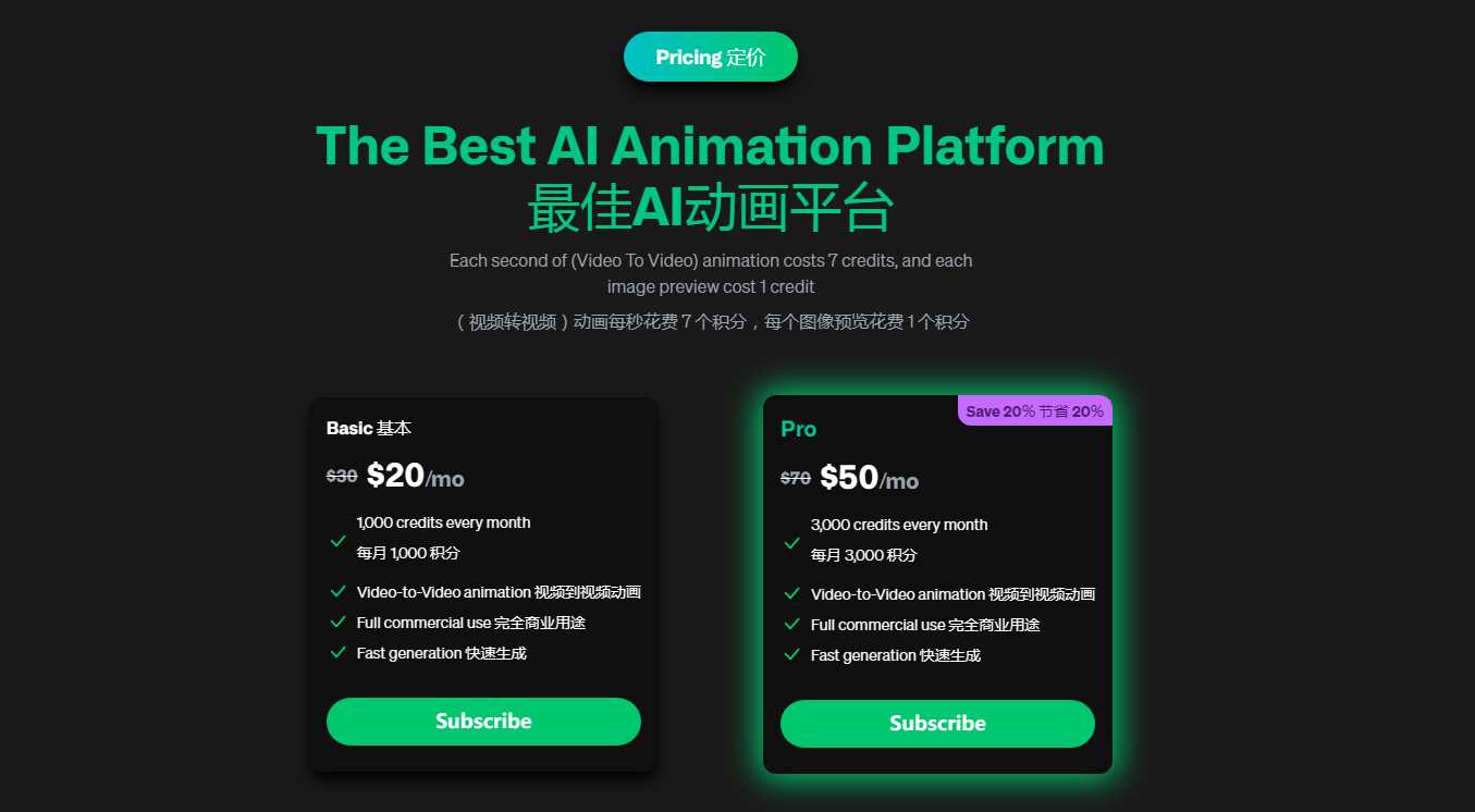 Animatable AI – 将视频转换成动画创作平台插图8