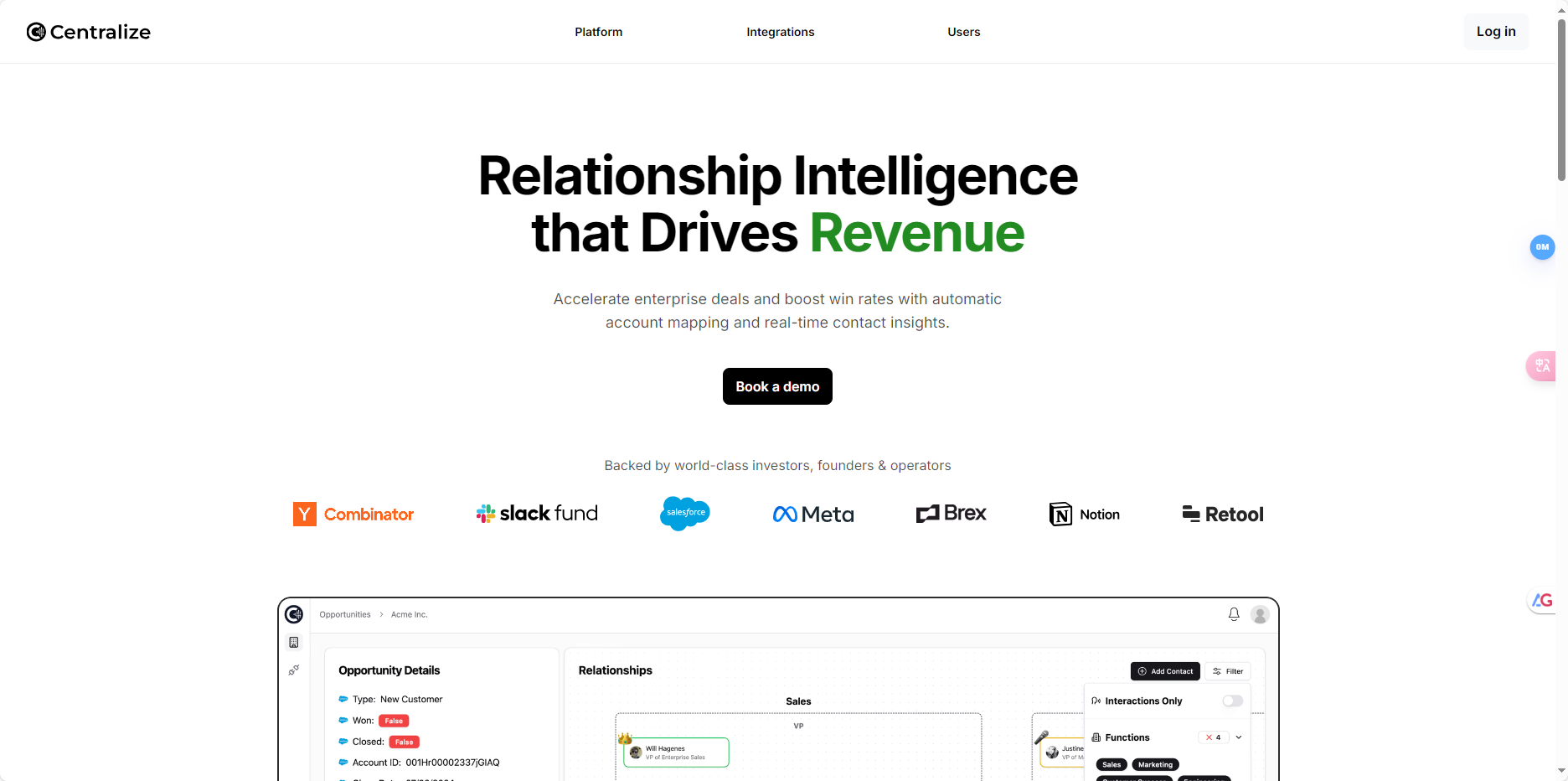 AI-Powered Relationship Intelligence Platform – 企业销售AI平台，用于联系洞察和交易加速插图