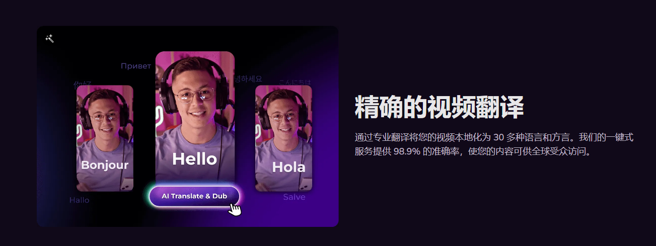 Vozo AI – 创新的 AI 视频创作和编辑平台、重写剧本、重新配音插图10