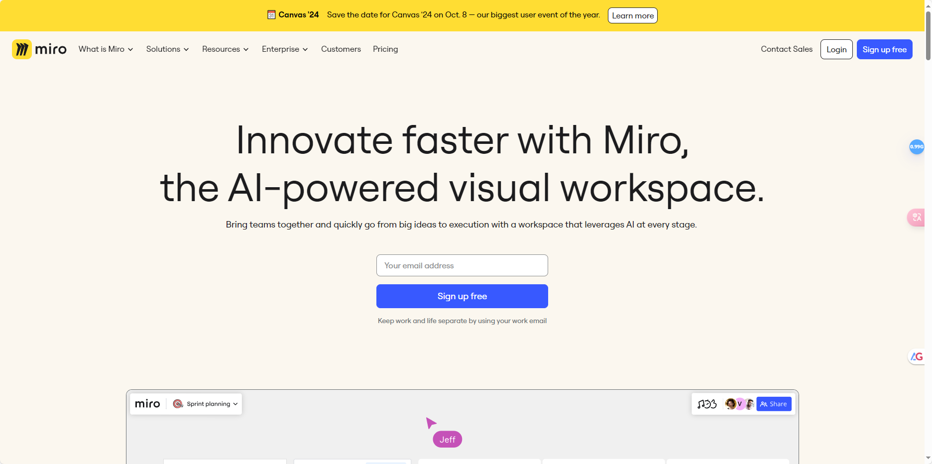 Miro – 帮助分布式团队在不同地点高效地进行协作和共同创作插图