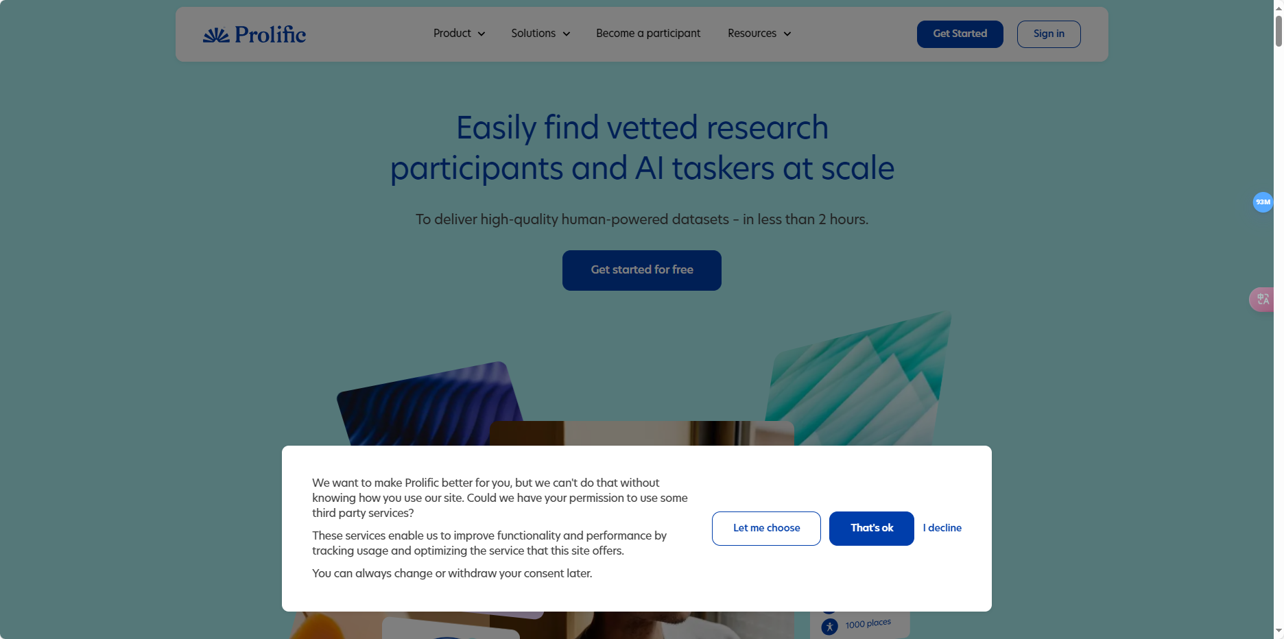 Prolific – 仅需几分钟即可找到可靠的研究参与者插图