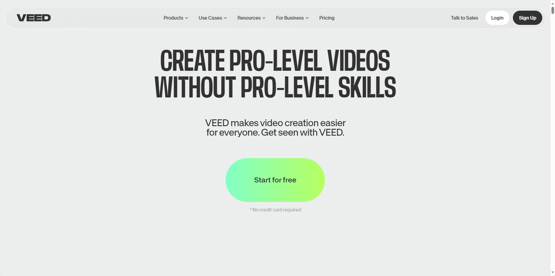VEED.IO – 免费AI视频编辑器，支持文本到视频、头像、自动字幕、语音翻译插图