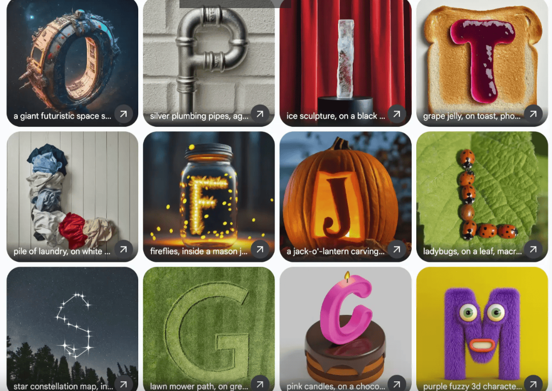 GenType –  Google Labs推出的AI字母图片生成器插图2