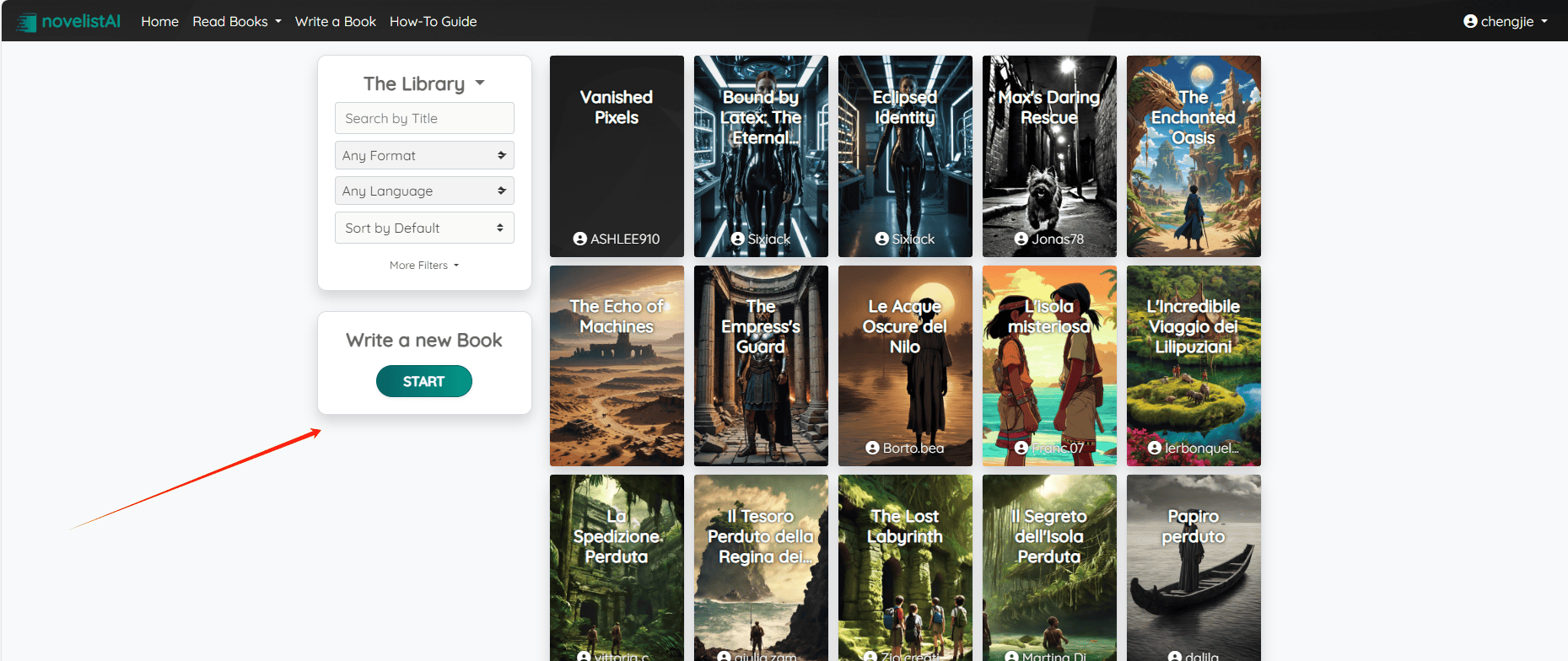 novelistAI – AI生成独特的故事、小说和互动书籍的平台插图6
