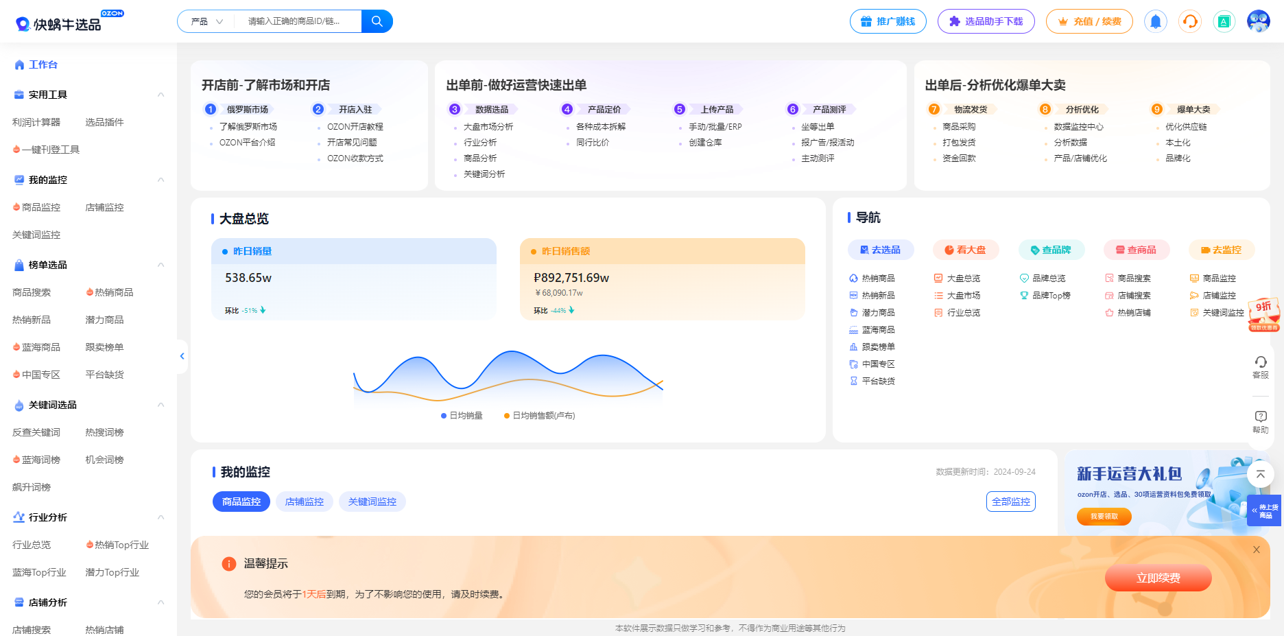 快蜗牛选品