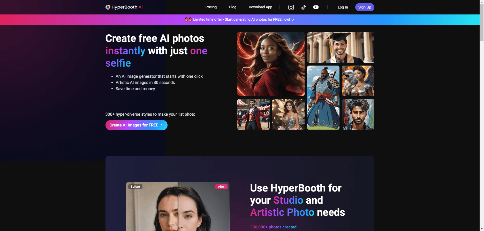 HyperBooth.AI – AI照片写真生成工具、一键生成多样风格人像的艺术图片插图