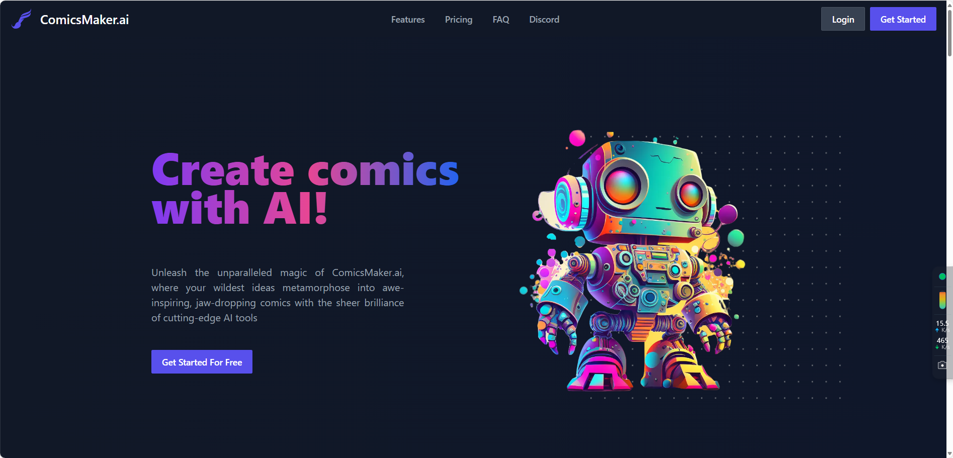 ComicsMaker.ai – ai驱动的漫画生成工具，轻松将创意转化为精彩漫画插图