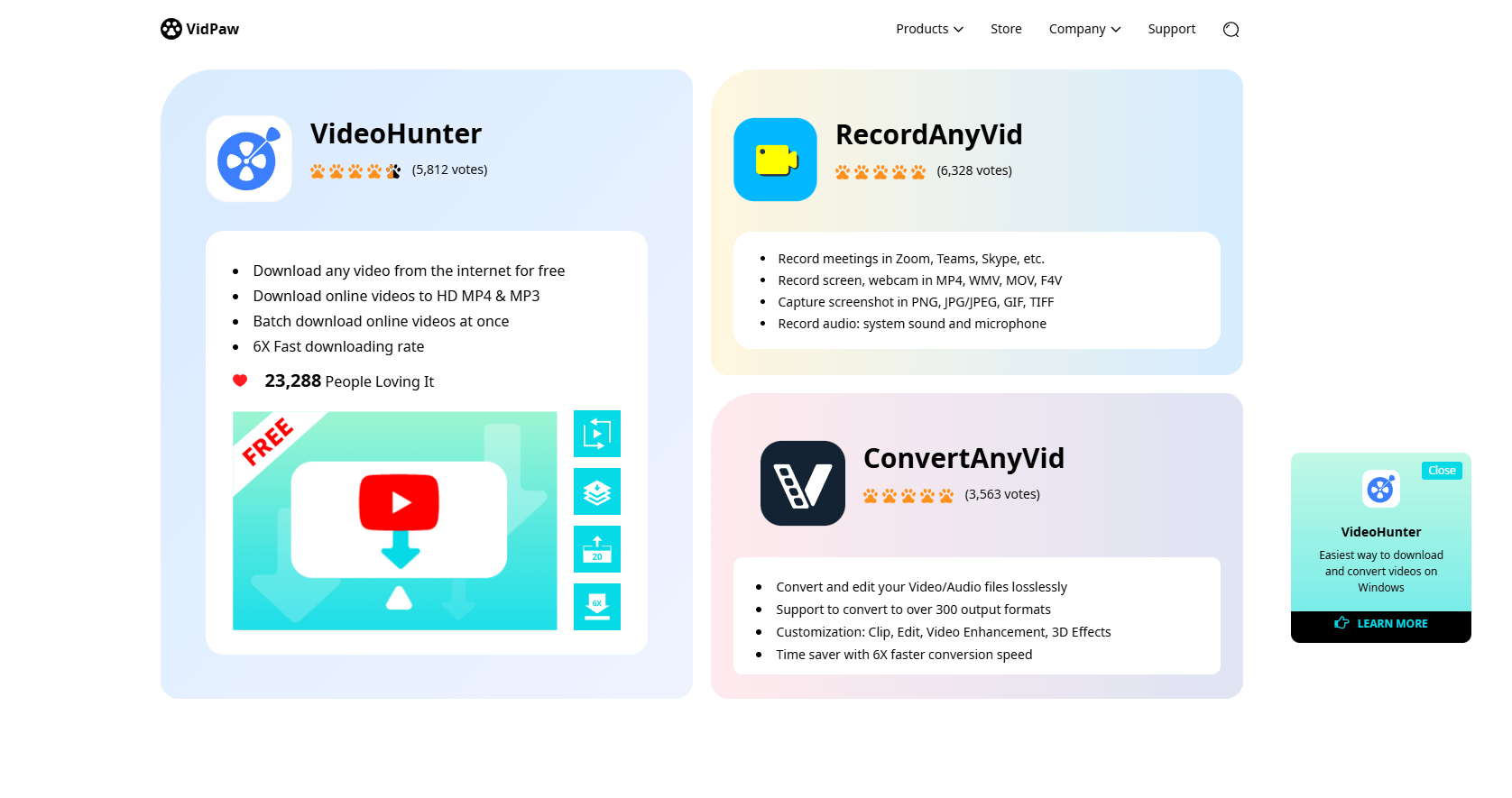 vidpaw - 在线视频下载工具,支持从任何网站下载视频和音频 VidPaw