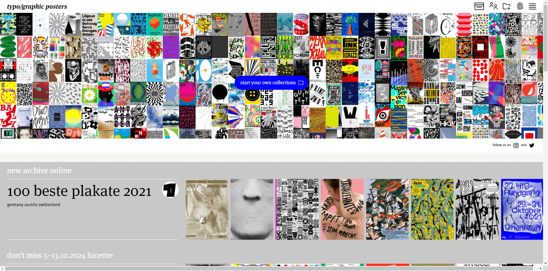 typo/graphic posters