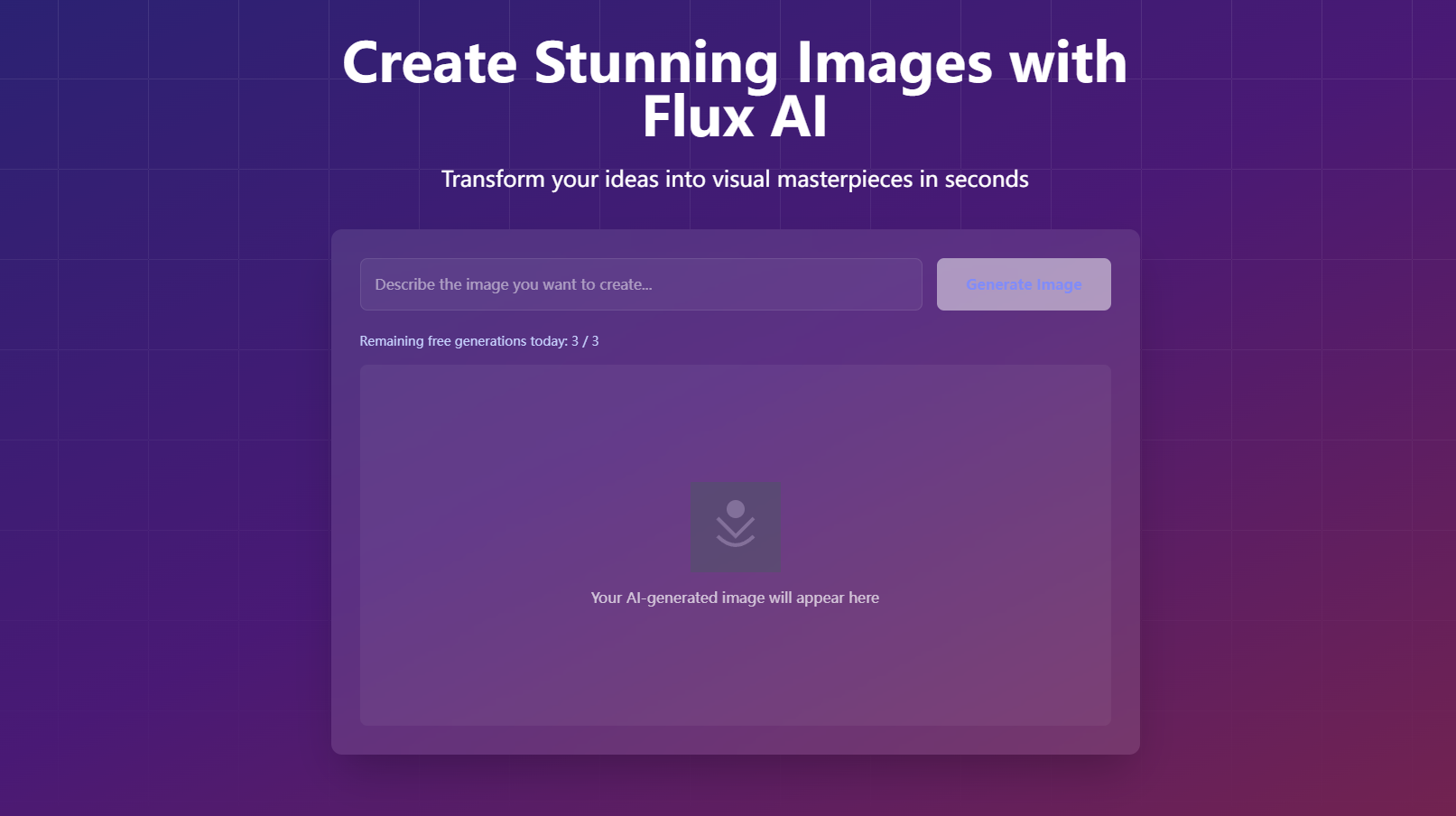 Flux AI- 基于AI的图像生成平台 Flux-ai-img