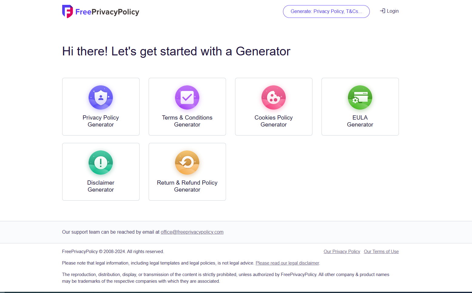 FreePrivacyPolicy - 免费的隐私政策生成器,快速创建合规隐私政策 FreePrivacyPolicy