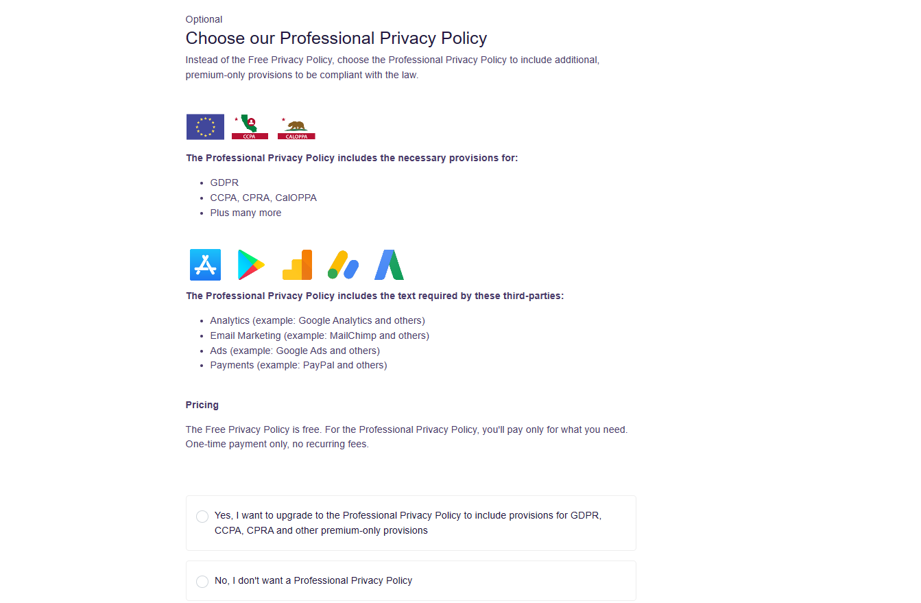 FreePrivacyPolicy